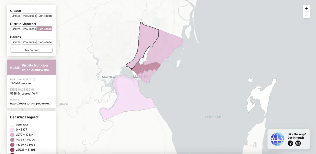 maputo district traffic map