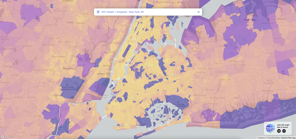 ny health mapping