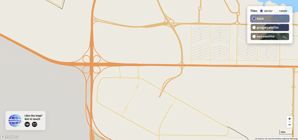 kuwait road vector mapping