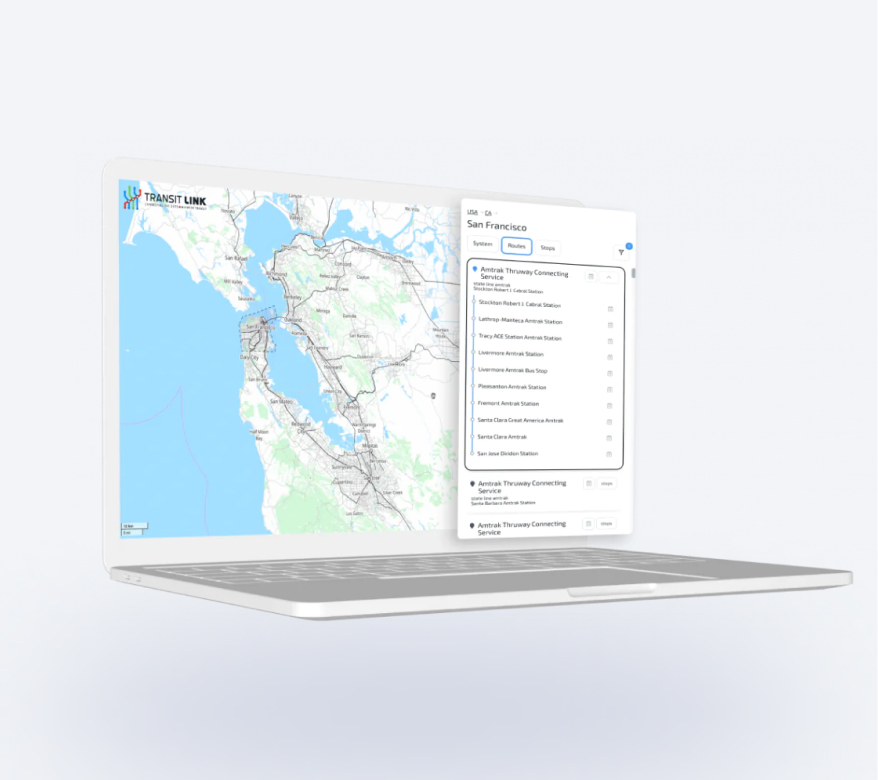 Public transport routes