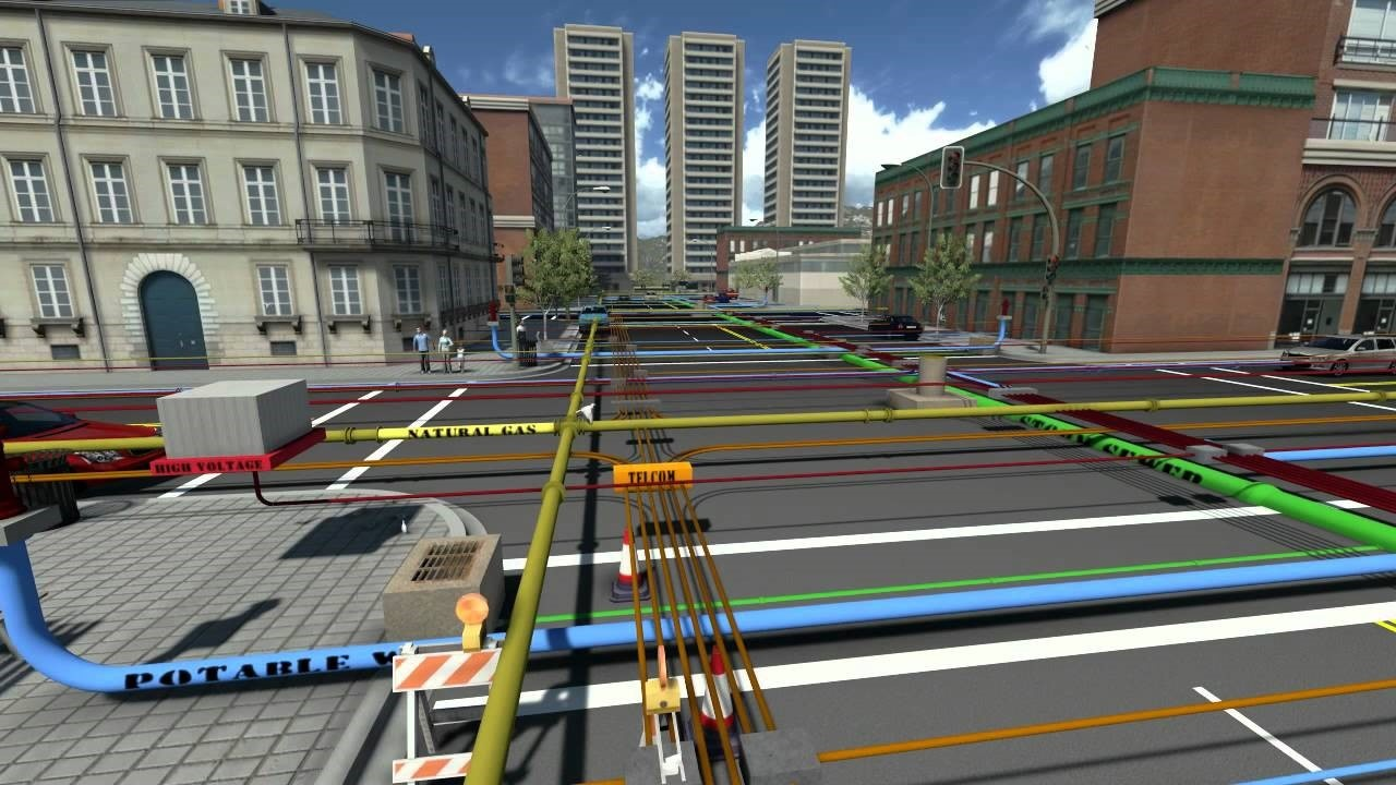 Subsurface Utilities 3d modeling